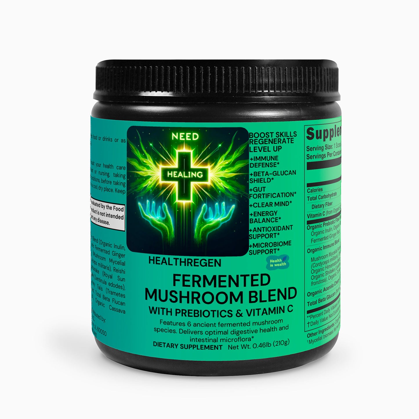 Mushroom Coffee Fusion + Fermented Mushroom Blend Stack