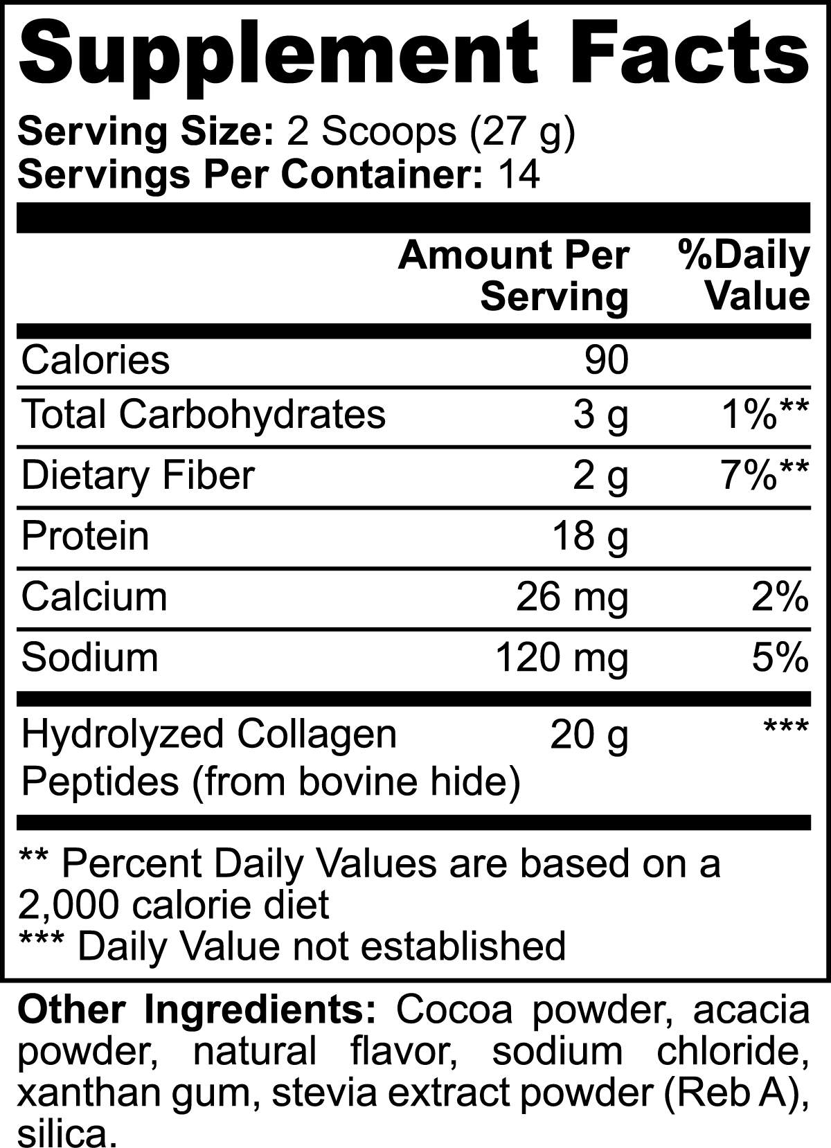 Creatine + Collagen Peptides + Pur3 Whey Protein (Chocolate) Stack