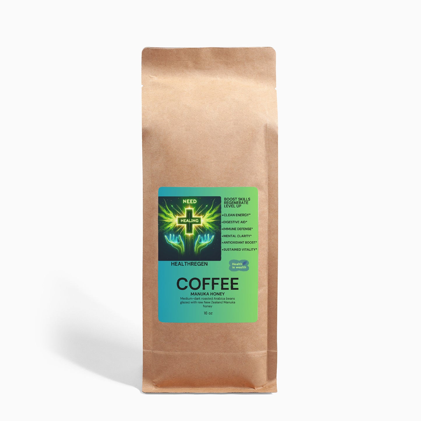 Manuka Honey Coffee 16oz