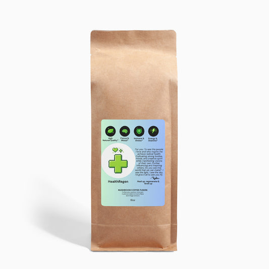 Mushroom Coffee Fusion - Lion’s Mane & Chaga 16oz