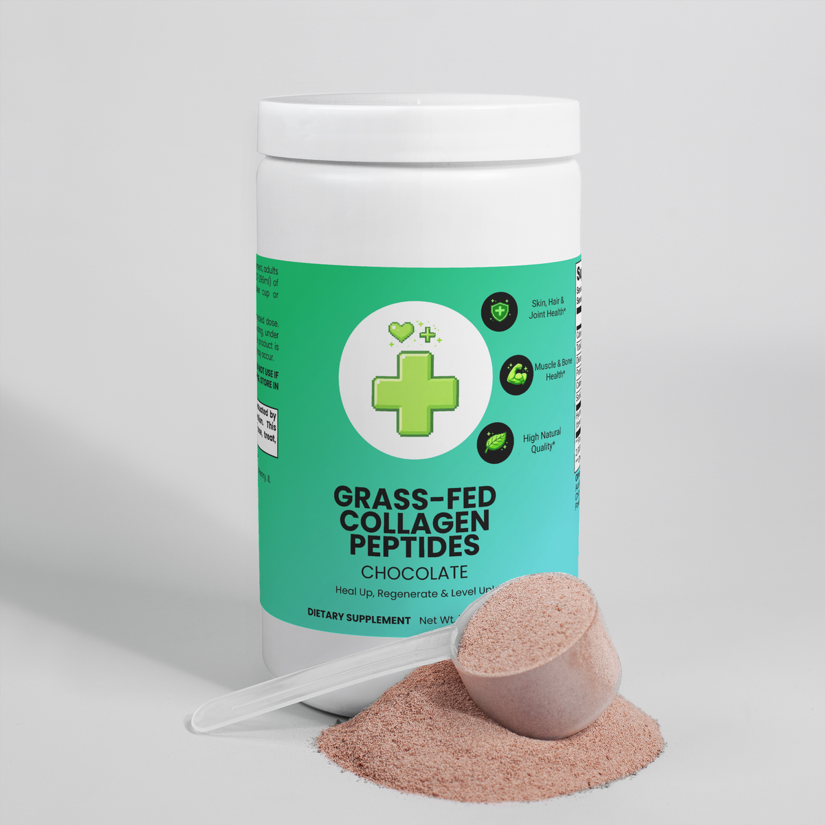 Grass-Fed Collagen Peptides Powder (Chocolate)